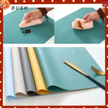 Extra Large Silicone Mat Heat Resistant Sheet Waterproof Pad Kitchen  Counter Protector Vinyl Craft Mats Nonslip Table Placemat