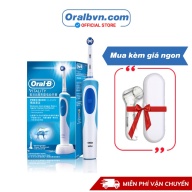 Bàn chải điện đánh răng tự động OralB D12 xanh dương làm sạch răng hạn chế thumbnail