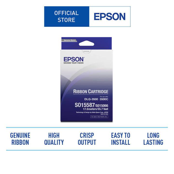 epson-so15587-black-ribbon-cartridge-ตลับผ้าหมึกดอท