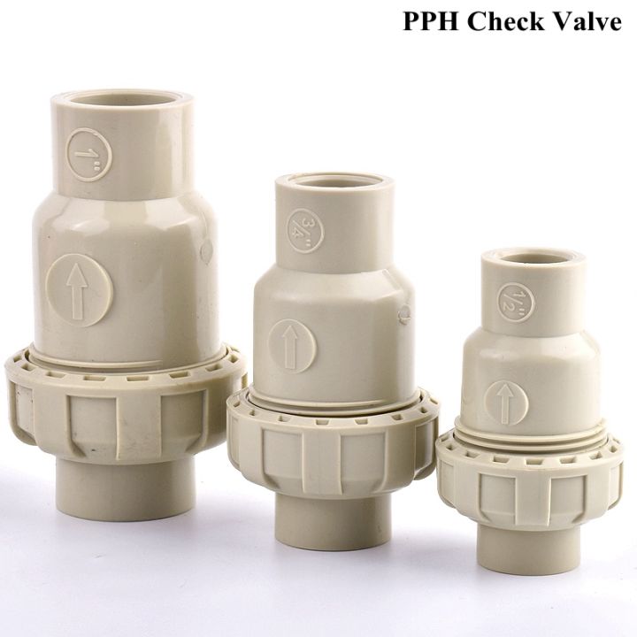 [HOT DUO JINKE] 20 63mm PPH Check Valve Sewer Pipe Drain One Way Non