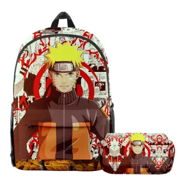 Bandai Double-sided 3D New Printed Schoolbag Naruto Double-sided