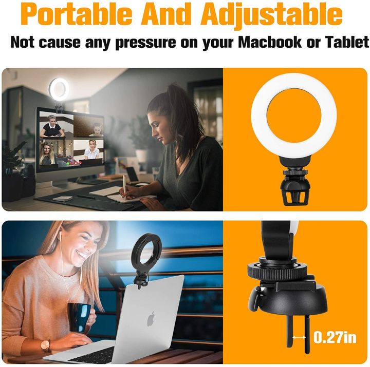 ring-light-for-laptop-computer-video-conference-lighting-zoom-call-lighting-with-clip-and-tripod-webcam-streaming-selfie-makeup