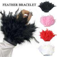 Ostrich Feather Cuff For Women Feather Cuffs For Wrist Elegant Cuffs Snap Photo Feather Bracelet Shirts Feather Nail Cuffs With L0D6