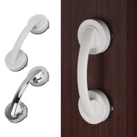 【CW】 Anti-slip Handrail No Drilling Shower Handle with Cup for Safety Grab Bathtub Glass Door Offers Safe Grip