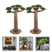 DWDYMALL 2pcs ต้นไม้ที่สวยงาม Mini Tree Craftwork Decor Decor