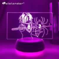 SOLOLANDOR Led Night Light Hunter X Hunter Feitan Lamp for Kids Bedroom Decor Nightlight HXH Gift Acrylic 3d Light Feitan