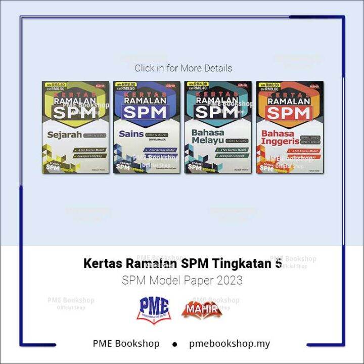 [pme Bookshop] Penerbit Mahir Kertas Ramalan Spm 2023 Kertas Model