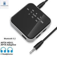 LTMGZ สำหรับทีวีพีซีรถลำโพง แฮนด์ฟรี 3.5มม.AUX อะแดปเตอร์ dongle การ APTX-LL อะแดปเตอร์เครื่องส่งสัญญาณ ไร้สาย 3.5มม.AUX อะแดปเตอร์เสียง Bluetooth อะแดปเตอร์เสียง ตัวรับสัญญาณบลูทูธ AUX ตัวรับสัญญาณเสียง Bluetooth 5.2