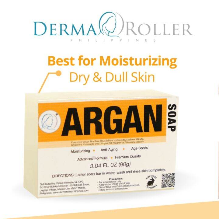 Derma Roller Philippines Argan Soap 90g | Lazada PH