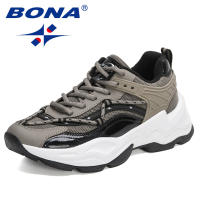 BONA 2022 New Designers Trendy Running Shoes Sneakers Men nds Breathable Walking Shoes Man Jogging Trainers Shoes Mansculino