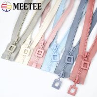 ◈ 1Pc 8 Resin Zipper 60-120cm Open End Zippers For Jacket Bag Clothes Tent Single Double Slider Zip Repair Kit Sewing Accessories