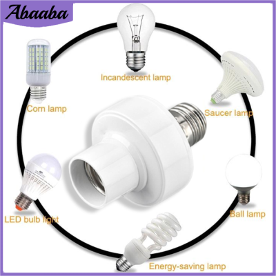 Abaaba Tuya อะแดปเตอร์หลอดไฟไฟอัจฉริยะควบคุมผ่านไวไฟ E27 E26ขั้วหลอดไฟ LED ฐานชีวิตควบคุมด้วยเสียงด้วย Amazon Alexa และ Go-Ogle Home