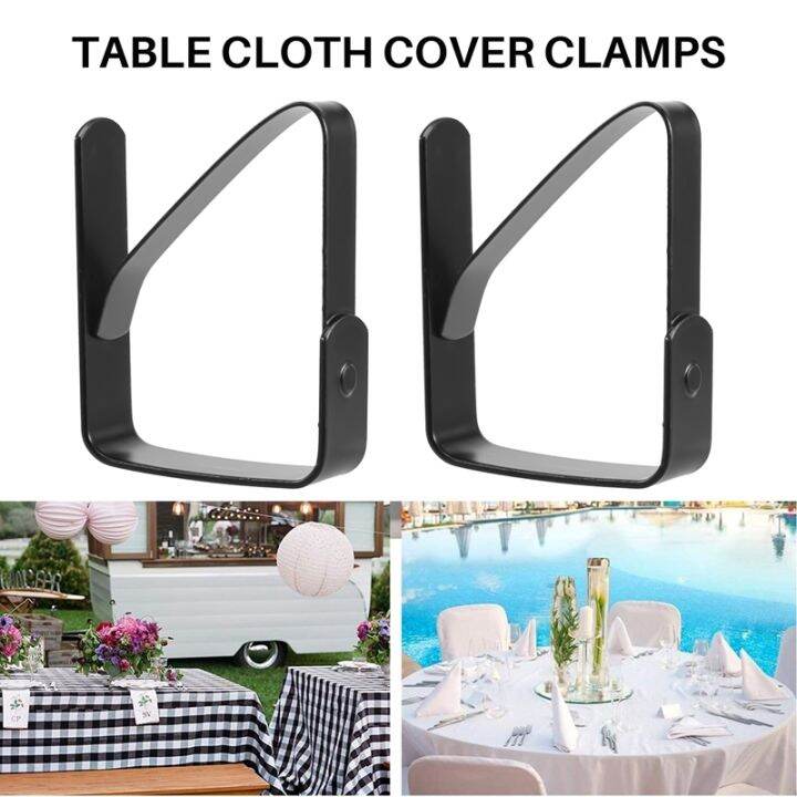 8pack-stainless-steel-tablecloth-clips-black-picnic-tablecloth-clips-adjustable-anti-skid-fixed-clip-table-cloth-holder