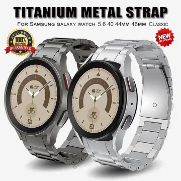 Titanium Band For Samsung Galaxy Watch 6 43/47mm 5 Pro 45mm 4 40/44mm Strap