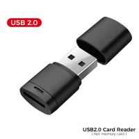 ไมโครการ์ดรีดเดอร์ Sd คุณภาพสูงหน่วยความจำอัจฉริยะการ์ดรีดเดอร์ USB 2.0 Mini SD/บัตร TF อะแดปเตอร์สำหรับตัวอ่านเครื่องอ่านการ์ด Gratis Ongkir