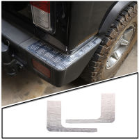 อลูมิเนียมอัลลอยด์รถด้านหลังมุมกันชน Guard Anti-Scratch Plate Trim สติกเกอร์สำหรับ Hummer H2 2003-2009อุปกรณ์เสริมภายนอก