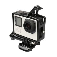 Per Go Pro Accessorio Custodia มาตรฐานต่อ Telaio Custodia Prototodia Custodia Per Gopro Hero 4 3 3 + กล้องแอคชั่นแคมเมรา