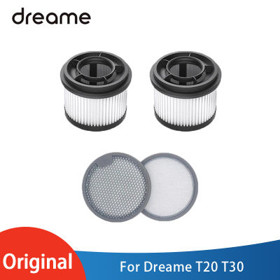 Original Dreame T20อุปกรณ์เสริมล้างทำความสะอาดได้ HEPA Filter สำหรับ Dreame T20 Dreame T30เครื่องดูดฝุ่นมือถือชุด