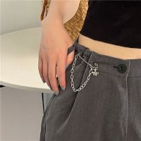 Waist fat change artifact waistband pin trousers buttons adjust the wai accept waist buckle exposed chain brooch female