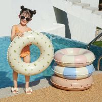 【lz】✁☇♨  Crianças infláveis anel de natação flutuador segurança azeitona cereja impressão piscina acessórios do bebê infantil criança círculo nadar barco