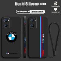 {Taoyitao Case} รถสปอร์ตหรู BMW สำหรับ OPPO F21 A54S A53S AX7 A52 A33 A31 A16S A11S A9 A5 A1K เคสโทรศัพท์เชือกของเหลว