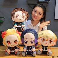 ญี่ปุ่น Anime Ghost Slayer อุปกรณ์ต่อพ่วง Plush ของเล่นตุ๊กตาการ์ตูน COS ตัวอักษร Plush ของเล่นสาวหมอนนอนเด็ก Comforting ตุ๊กตา Creative วันเกิด Gift