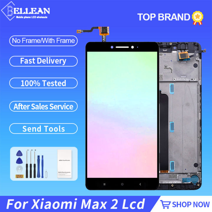 catteny-หน้าจอ6-44นิ้วสำหรับ-xiaomi-mi-max-2จอแอลซีดีที่มีหน้าจอสัมผัส-digitizer-สมัชชาอะไหล่จัดส่งฟรี