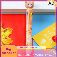 ?【Lowest price】Qearl ปากกาลูกบอลซิลิโคนลายการ์ตูนน่ารัก10สีสำหรับโรงเรียนสำนักงานของขวัญเครื่องเขียน