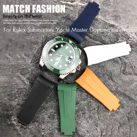 20mm 21mm 19mm 22mm Soft Rubber Watch band fit for Rolex Submariner GMT Silicone Strap Waterproof Watchband Tools