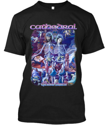 Limited NWT Cathedral The Carnival Bizarre England Doom Metal Band T-Shirt S-3XL