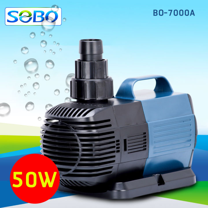 ปั๊มน้ำประหยัดไฟ-sobo-bo-3000a-4000a-5000a-6000a-7000a-8000a-ปั้มน้ำตู้ปลา-ปั้มน้ำบ่อปลา