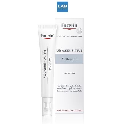 Eucerin Ultrasensitive AQUAporin Eye Cream 15 ml. - ยูเซอรีน อัลตร้าเซนซิทีฟ อควาพอรีน อาย ครีม 15 มิลลิลิตร ครีมบำรุงผิวรอบดวงตา
