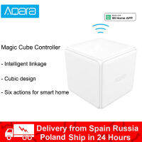 Aqara Magic Cube Controller ZigBee รุ่นควบคุมโดยหกการกระทำสำหรับ Smart Home Devic ทำงานร่วมกับ Mihome App