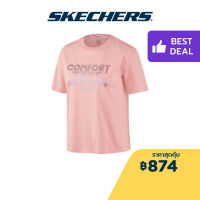 Skechers สเก็ตเชอร์ส เสื้อยืดแขนสั้น ยูนิเซ็กส์ Pixel Collection Short Sleeve Tee - P223W065