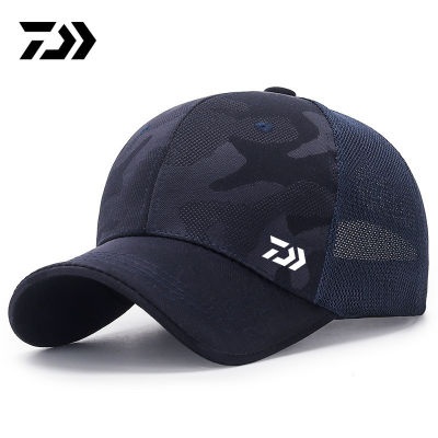 [hot]New Daiwa Quick Dry Sports Cap Lightweight Breathable Soft Outdoor Run Hat Mens Sun Caps for Tennis Golf Baseball Fishing Hats
