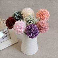 【hot】♤  28cm Artificial Chrysanthemum Branch Wedding Birthday Garden Decoration Bridal Bouquet Garland