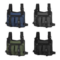 Chest Rig Packs Streetwear Punck Chest Bag Fashion Simple Portable Oxford Casual Multifunctional Multi-Pockets For Hiking Sports