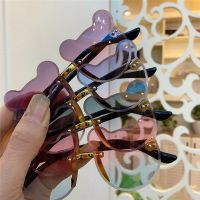 Kids Sunglasses Children Glasses Bear Shape Trendy Girls Boys Sun Glasses Cartoon Eyeglasses Shades Driver Goggles Anti-glare