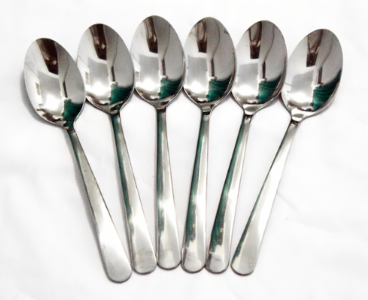 12 PCS SENDOK MAKAN STAINLESS STEEL SENDOK MAKAN SATU LUSIN