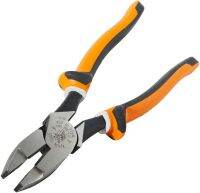 Klein Tools 2139NEEINS Slim Handle Insulated Side Cutter Pliers, Streamline New England Nose with Knurled Jaws, 9-Inch