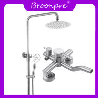 Broonpre ฝักบัวอาบน้ำคุณภาพสูงสุดร่วมสมัยห้องน้ำฝักบัวอาบน้ำฝักบัวชุดก๊อกน้ำฝักบัวอาบน้ำฝักบัวผสมสแตนเลสก๊อกก๊อก