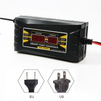 ZZOOI 12V 6A Smart Battery Charger Motorcycle Car Fully Automatic MultiMode US Euro Spec Plug Short Circuit Protection