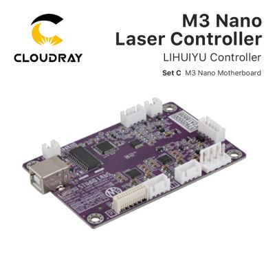 Cloudray LIHUIYU M3 Nano/M3 NanoPlus Laser Controller Mother Main Board + Control Panel + Dongle B System Engraver Cutter K40