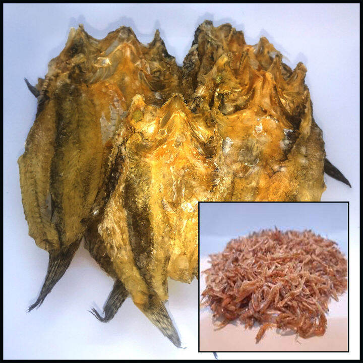 Bundle of 2 Dried Daing na Biya & Alamang freshy dried Dried Fish ...