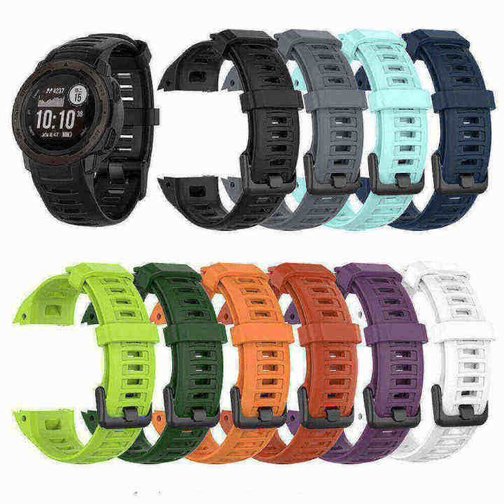 watch-strap-for-garmin-instinct-band-silicone-replacement-band-wristband-22mm