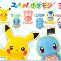 ตัวเลขโปเกมอนแคปซูลของเล่นอนิเมะ Pikachu หุ่นแอคชั่น Slowpoke Squirtle น่ารักแท่น Gashapon ของขวัญ