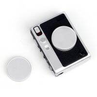 Metal front Lens Cap/Cover Protector Hood for instax mini EVO Camera Silver