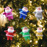 6Pcs/Lot Christmas Doll Ornaments Santa Claus Pendant Xmas Tree Hanging Decoration For Home New Year Party Decor Supplies Christmas Ornaments