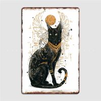 Bastet ป้ายโลหะผับถ้ำวาดภาพฝาผนังโรงภาพยนตร์โรงรถเคลือบดีบุกแบบตลกโปสเตอร์ Shots 0718