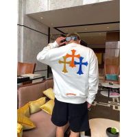 COD 3GVI Chrome Hearts 22 Tide brand embroidery peeling color cross Sanskrit sweater mens and womens autumn and winter Internet celebrity pullover top